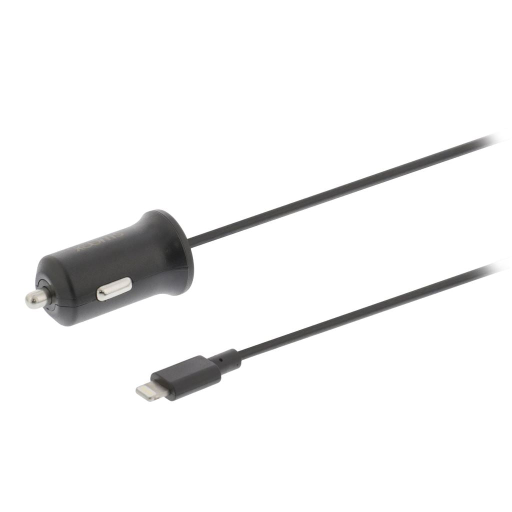 Sweex Car Charger 2.4A Apple Lightning Black CH-009BL Smart Media Charger