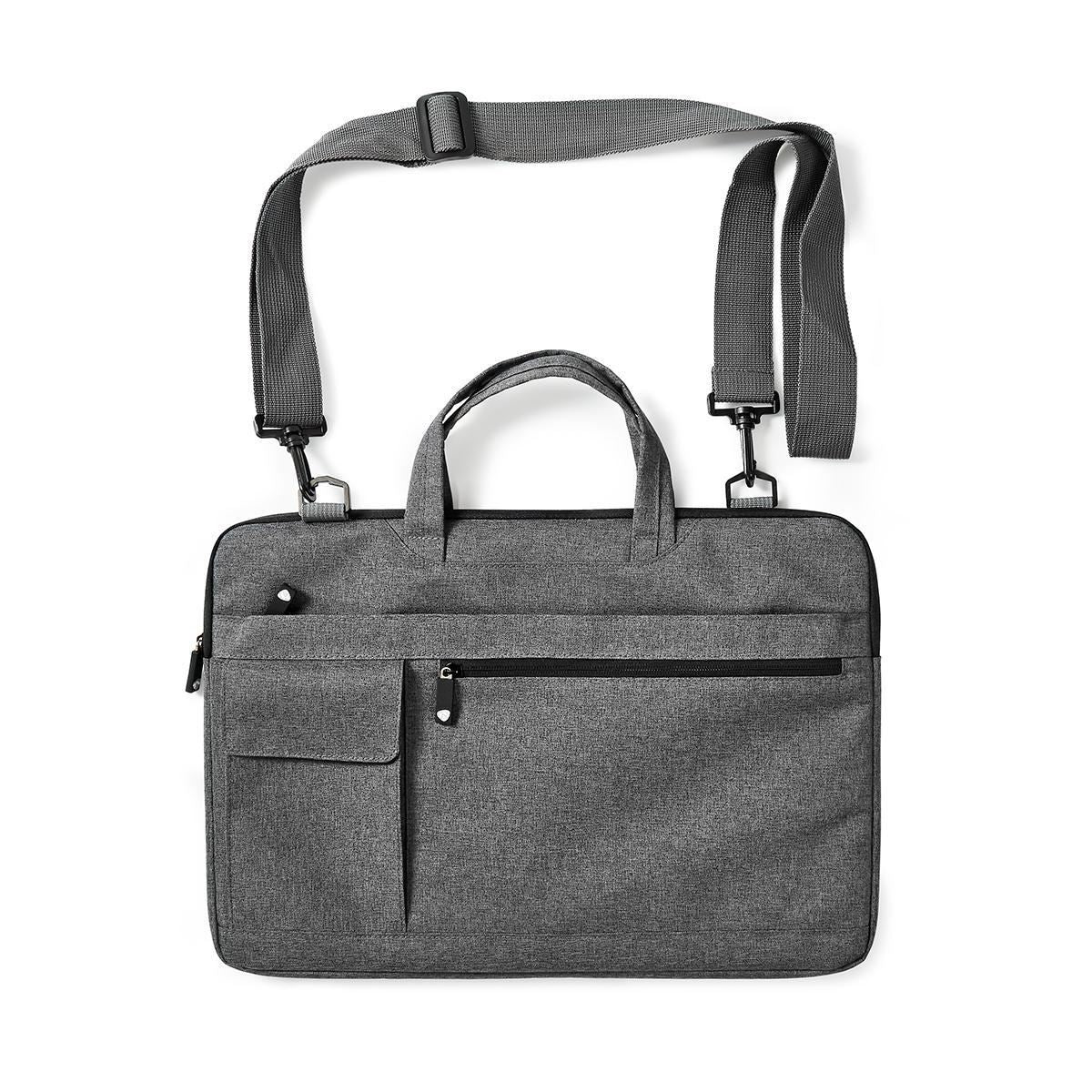 Nedis Notebook Bag Shoulder Strap 8 Storage Pockets 15" to 16" Black - NBBG15150BK