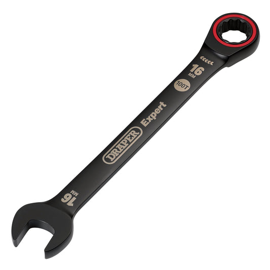 Draper 16mm Ratcheting Spanner 8241MM/BK - 03889
