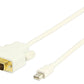 Glaxio® Mini DisplayPort to DVI cable to DVI Male (MacBook iMac Intel/PowerBook)
