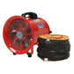 Sealey Portable Ventilator 250mm with 5m Ducting VEN250