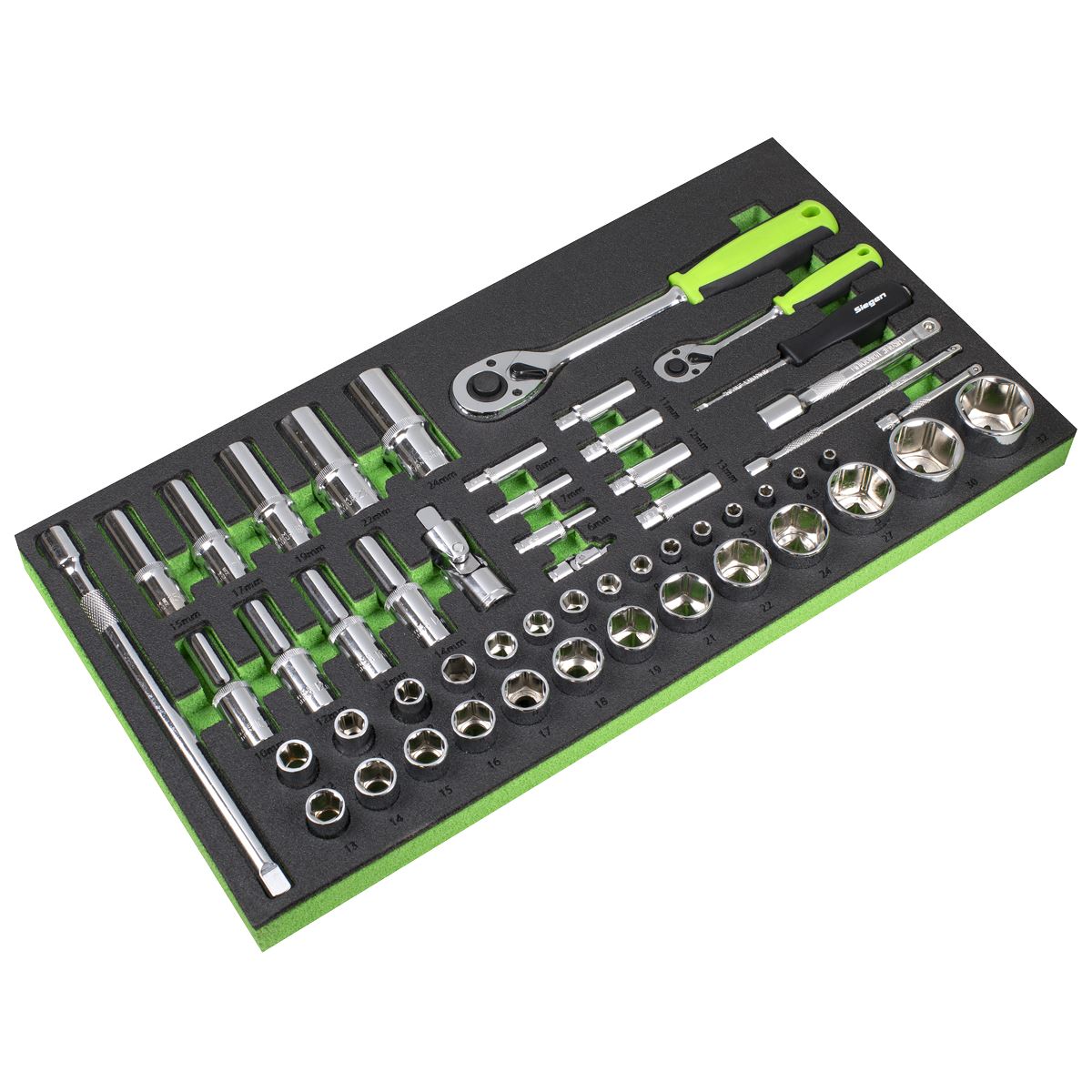 Sealey Siegen Top Chest & Rollcab Combination 6 Drawer & Tool Kit 247pc S01267