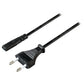Valueline Power cable Euro plug male to IEC-320-C1 2m black - PCGP11060BK20