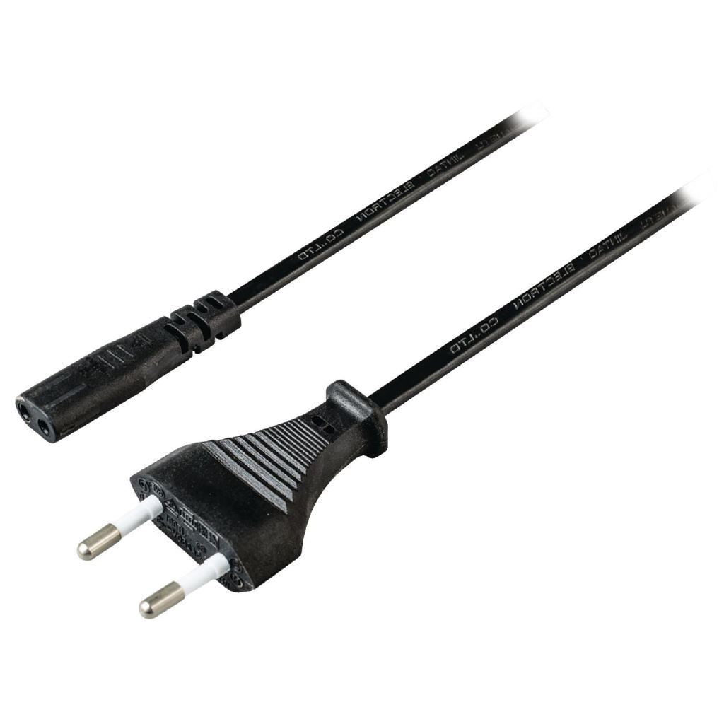 Valueline Power cable Euro plug male to IEC-320-C1 2m black - PCGP11060BK20