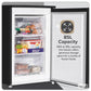 Baridi 55cm Undercounter Freezer with Adjustable Thermostat, 85L - Black DH251