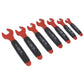 Sealey Insulated Open-End Spanner Set 7pc VDE Approved AK63171