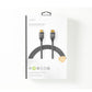 Ultra High Speed HDMI Cable HDMI to HDMI Gun Metal Grey Braided Cable 2m - CVTB35000GY20