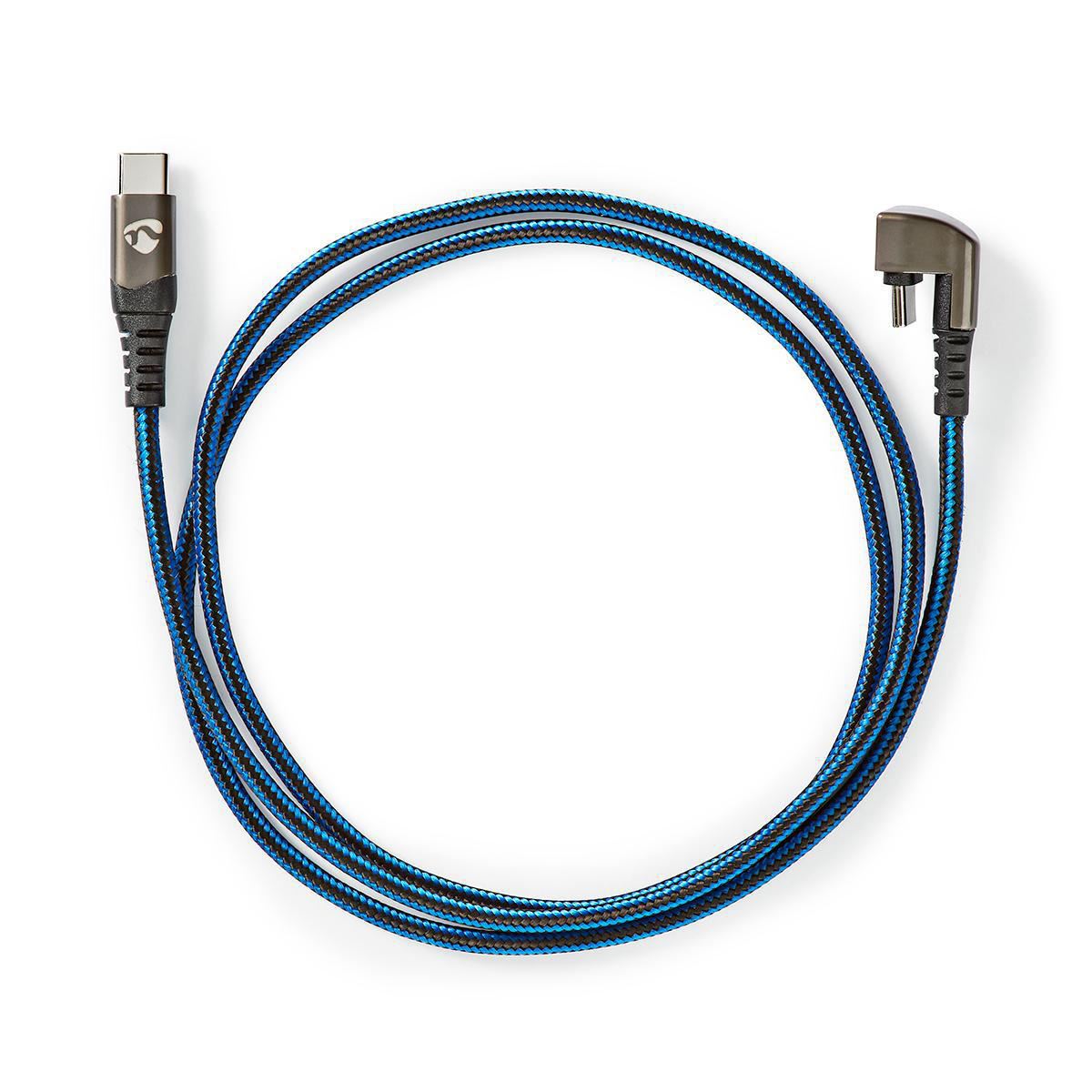 Nedis USB Cable USB 2.0 USB Type-C Male USB Type-C Male 480 Mbps Gold Plated 1m - GCTB60700BK10