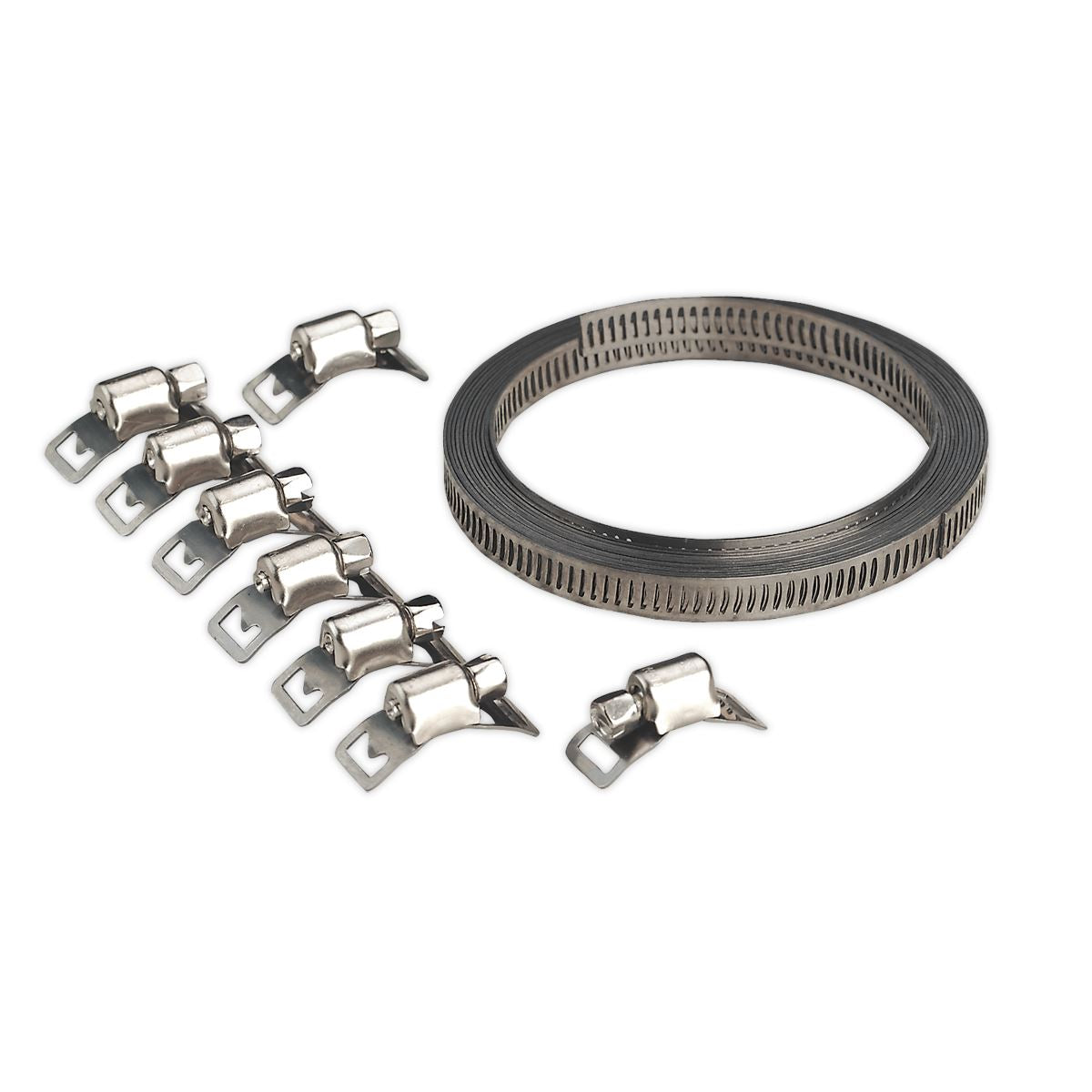 Sealey Hose Clip Set Self-Build 8mm Band Width JC97