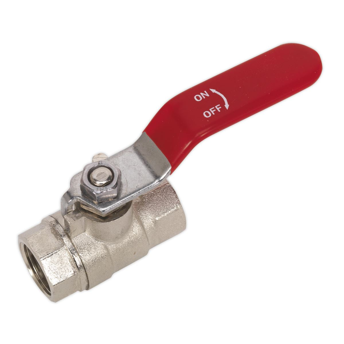 Sealey Lever Ball Valve 3/8"BSP (F) x 3/8"BSP (F) SA907