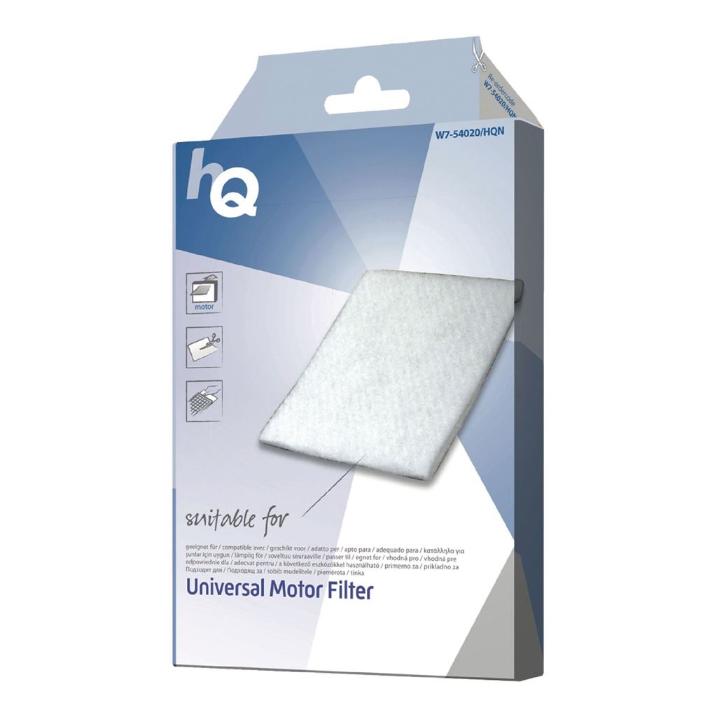 HQ Vacuum cleaner motor filter Universal 240 x 140 mm - VCFI212MIF
