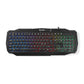Gaming Combo Kit 4-in-1 Keyboard, Headset, Mouse % Mouse Pad Nordic Layout Black
