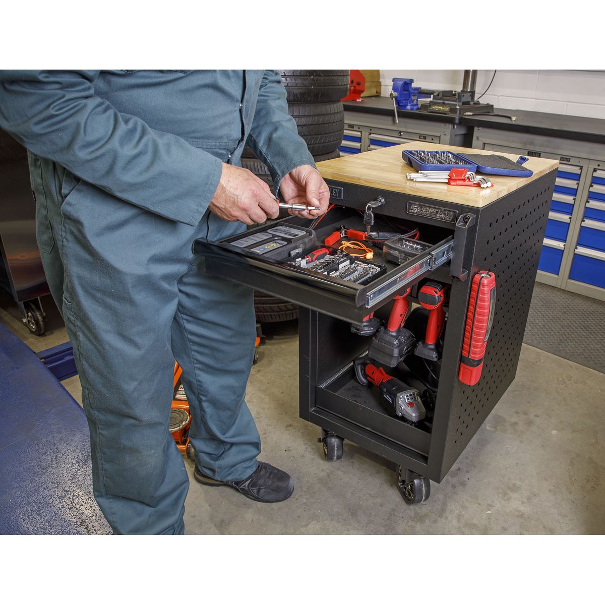 Sealey 8 Power Tool Rack Trolley 450mm APPTR8