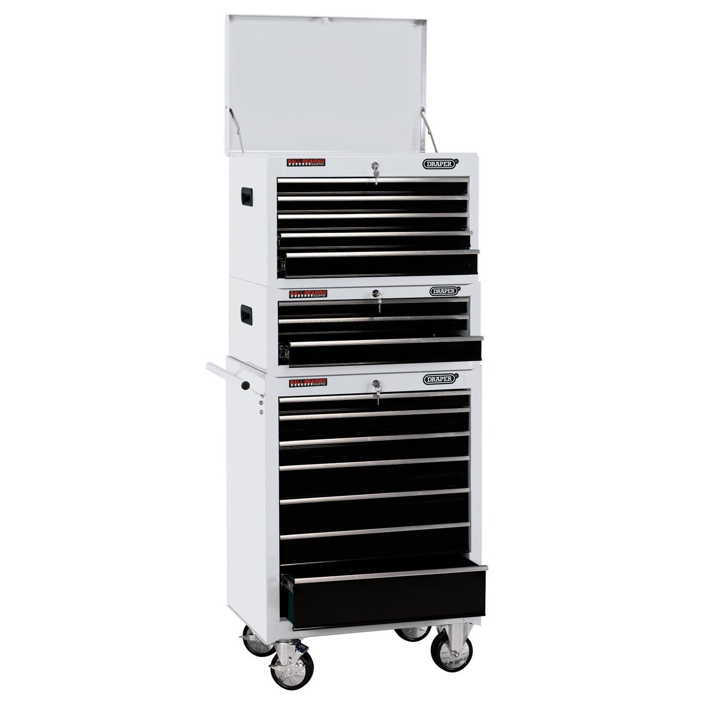 Draper 26" Combined Roller Cabinet and Tool Chest (15 Drawers) - 04597