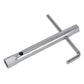 Sealey Double End Long Reach Spark Plug Box Spanner 14/16mm + L-Bar MS160
