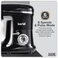 Baridi 1500W Stand Mixer with Accessories 6L - Black DH173