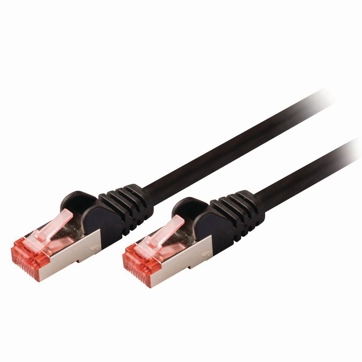 Nedis Cat 6 S/FTP Network Cable RJ45 Male to RJ45 Male 1.5m Black CCGP85221BK15