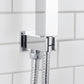 Baridi Concealed Thermostatic Shower Set 20 x 20cm Square Head & Hand Shower - Chrome DH320