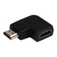 Glaxio HDMI adapter HDMI connector right angled to HDMI input black