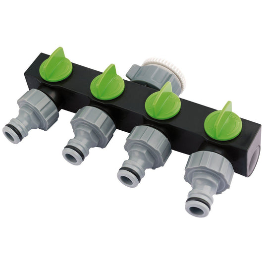 Draper TOOLS Garden Hose Pipe Tap Connectors & Fittings - Hozelock Compatible - 26333