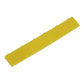 Sealey Polypropylene Floor Tile Edge 400x60mm Yellow Female-Pk 6 FT3EYF