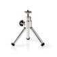 Nedis Mini Tripod Pan & Tilt Max 0.8 kg 134cm Black/Silver TPOD1000GY