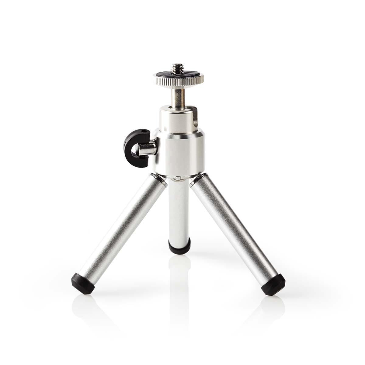 Nedis Mini Tripod Pan & Tilt Max 0.8 kg 134cm Black/Silver TPOD1000GY
