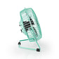 Nedis Metal Mini Fan 15cm Diameter USB Powered Turquoise - FNDK1TQ15