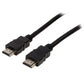 Glaxio High Speed HDMI cable with Ethernet HDMI connector to HDMI connector 0.50m black - CVGB34000BK05