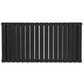 Baridi Horizontal Radiator Contemporary Double Flat Panel Design 600 x 1190mm