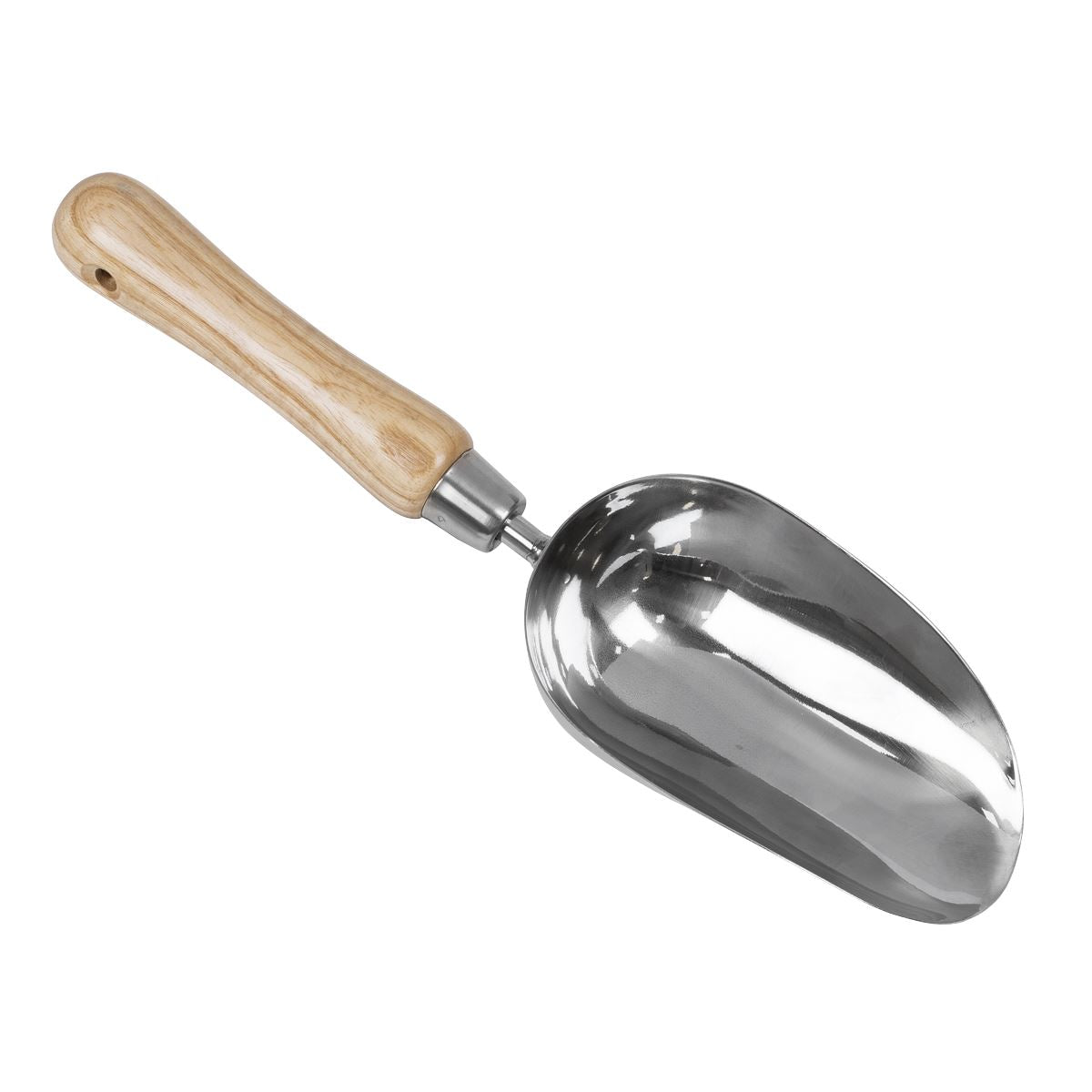 Sealey Premier Garden Scoop with Ash Handle & Stainless Steel Head GTWH006