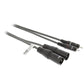Sweex XLR Stereo Cable 2x XLR 3-Pin Male to 2x RCA Male 1.5m Dark Grey - COTH15210GY15