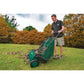 Draper 82754 Manual Push Rolling Garden Leaf Grass Sweeper Collector 21in