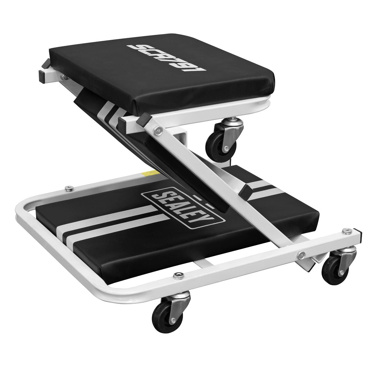 Sealey Compact Steel Creeper/Seat with 6 Wheels SCR791