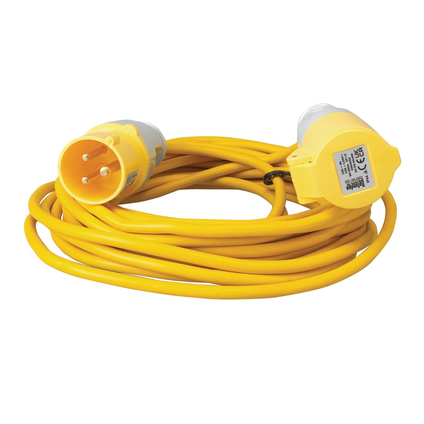 Defender E85118 110V Extension Lead, Yellow, 1.5mm�, 16A, 10m