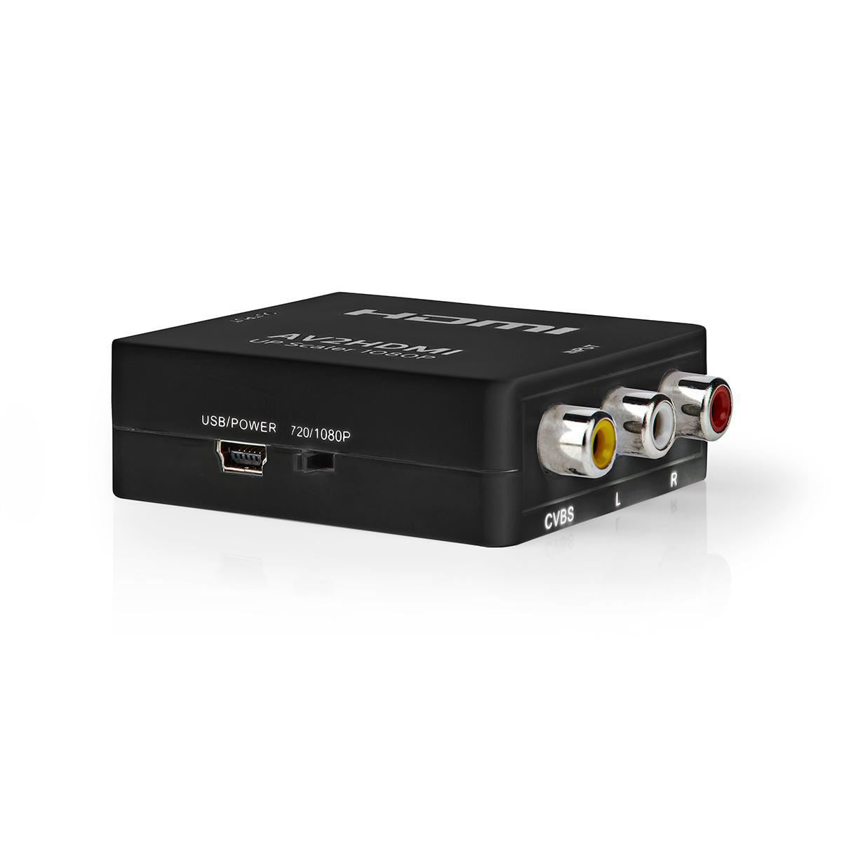 Nedis Composite Video to HDMI Converter 1-Way to 3x RCA (RWY) HDMI Output - VCON3456AT