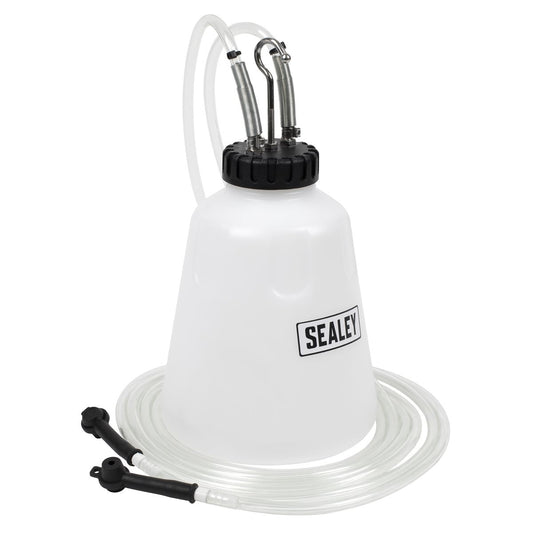 Sealey High Flow Twin Pipe Brake Bleed Bottle 2L VS0218