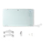 Nedis Wi-Fi Smart Convection Heater Thermostat Glass Front Panel 2000W White - WIFIHTPL20FWT