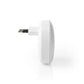 Nedis EU Wireless Doorbell Set Mains Powered 80dB Signal range 100m IP44 White - DOORBK240CWT