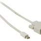 Glaxio® Mini DisplayPort to DVI cable to DVI Male (MacBook iMac Intel/PowerBook)