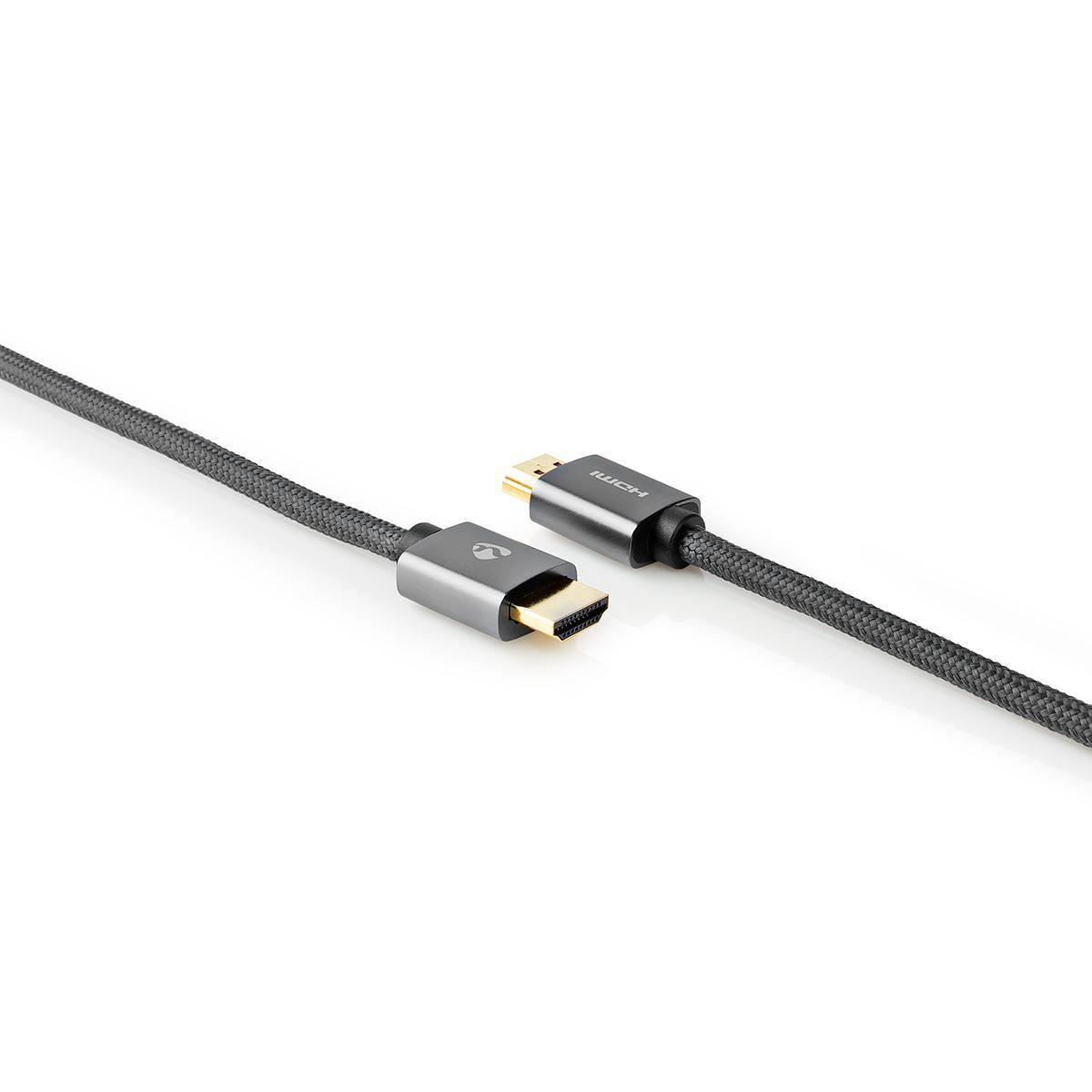 1m High Speed HDMI Cable Ethernet HDMI Connector to HDMI Connector Gun Metal - CVTB34000GY10