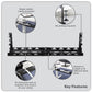 Dellonda Extendable Cable Management Tray 435/730 x 130 x 190 - Black DH276