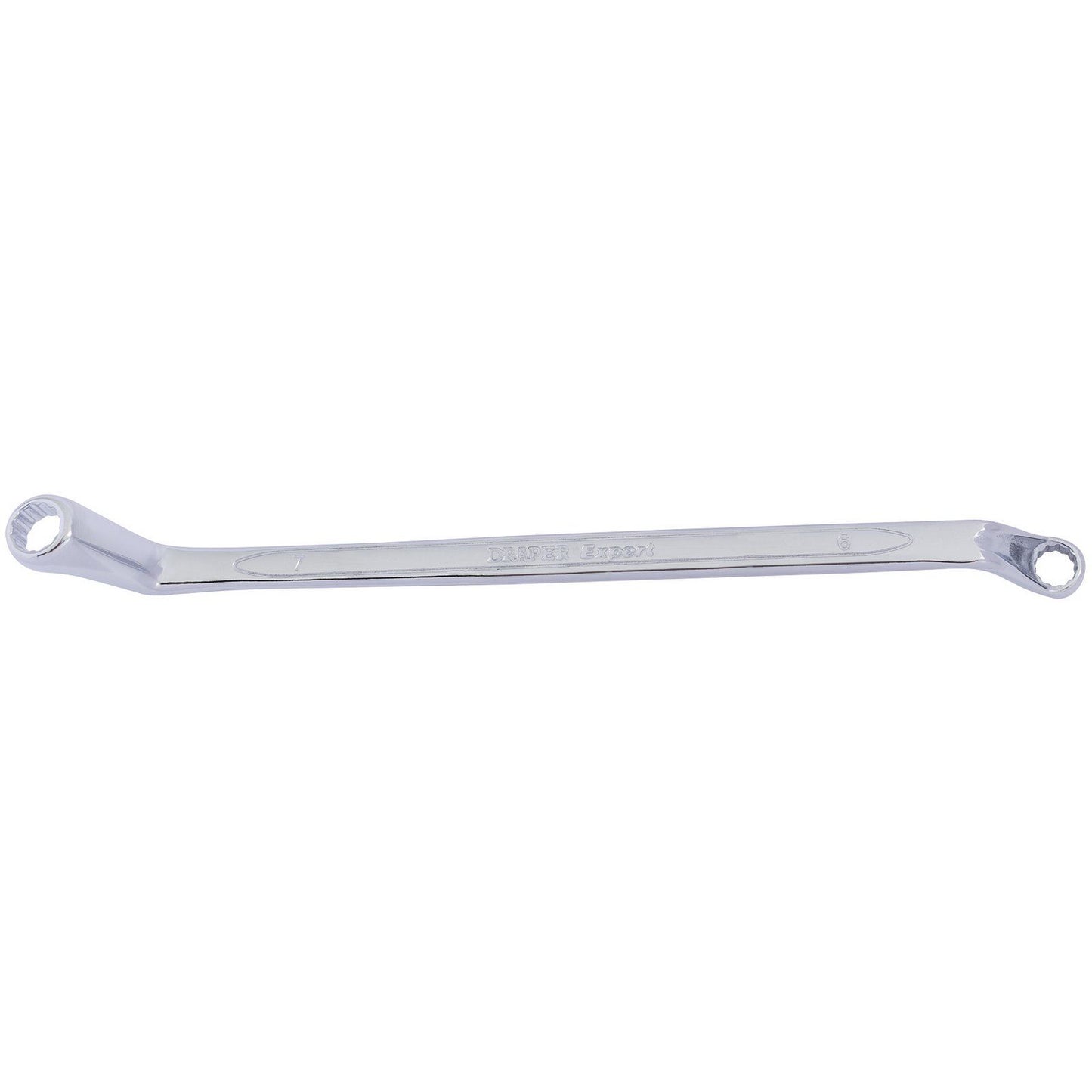Draper 1x Expert 6mmx7mm Hi-Torq Deep Offset Ring Spanner Professional Tool - 55684