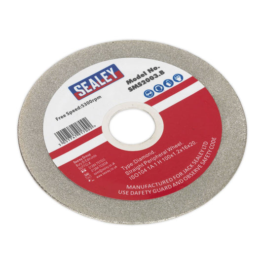 Sealey Grinding Disc Diamond Coated 100mm for SMS2003 SMS2003.B