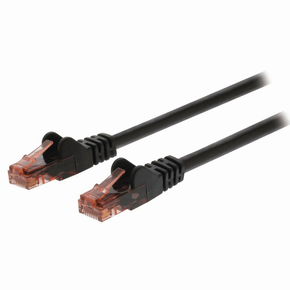 Nedis Cat 6 UTP Network Cable RJ45 Male to RJ45 Male 1m Black CCGP85200BK10
