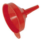 Sealey Funnel Medium 200mm Fixed Spout with Filter F2