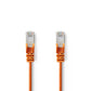 Nedis Cat 5e SF/UTP Network Cable RJ45 Male to RJ45 Male 7.5m Orange - CCGP85121OG75