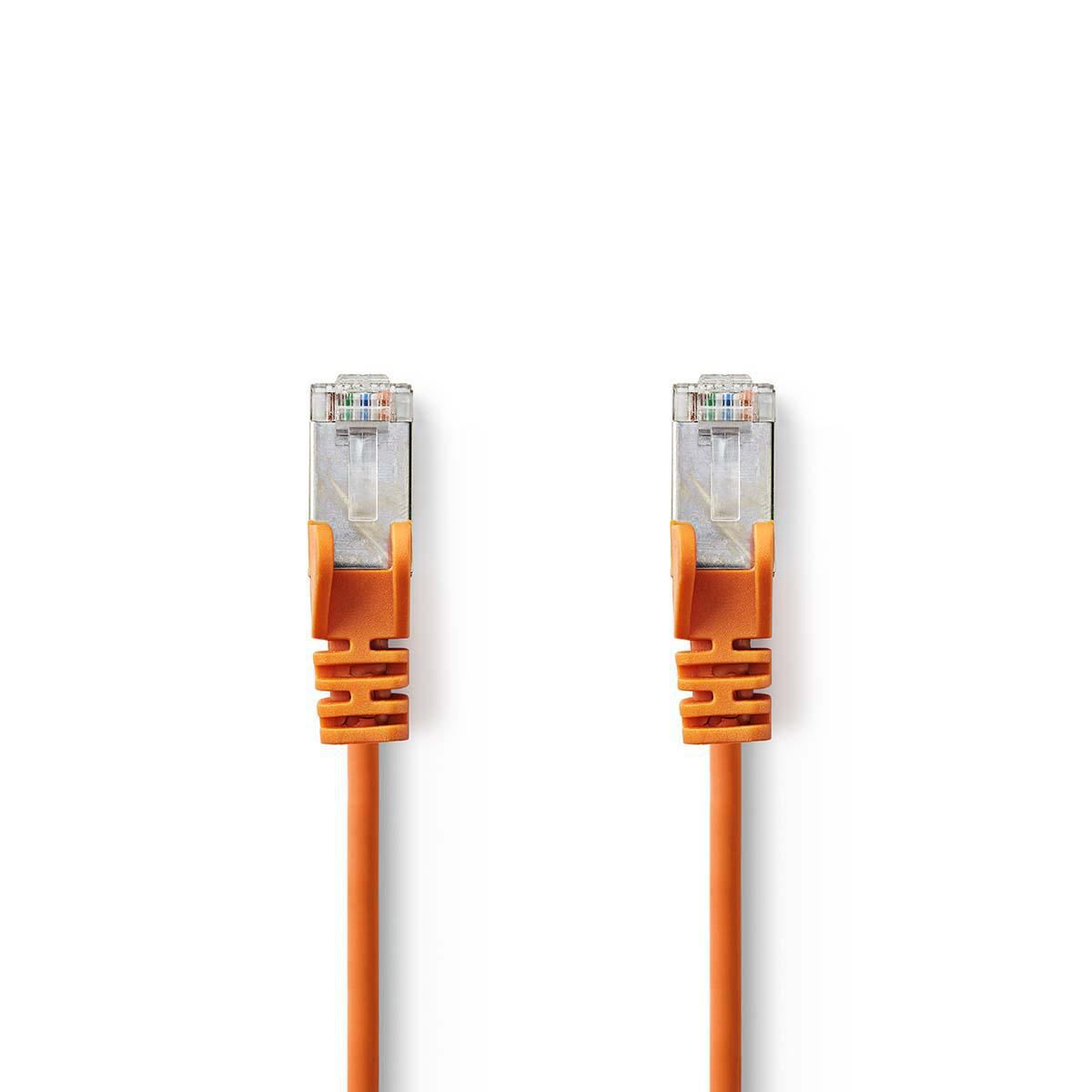 Nedis Cat 5e SF/UTP Network Cable RJ45 Male to RJ45 Male 7.5m Orange - CCGP85121OG75