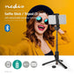 Nedis Extendable Selfie Stick detachable wireless remote Tripod Portable Black - SEST250BK