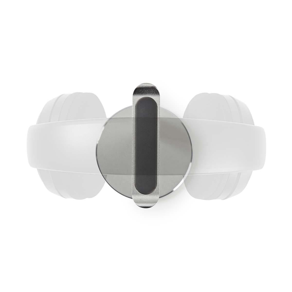 Nedis Headphones Stand Aluminium Design 98 x 276mm Silver HPST200AL